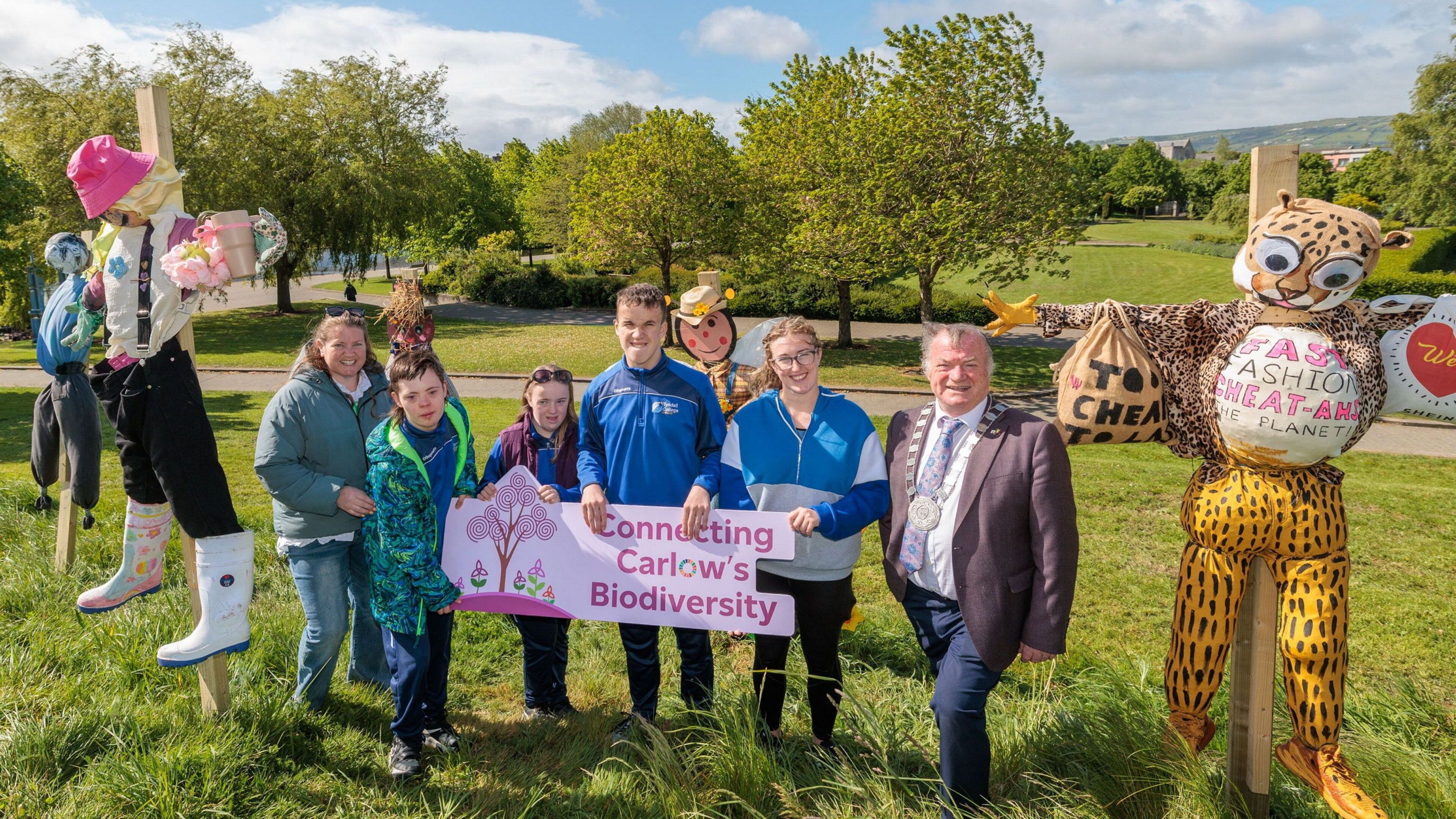 Why 6ft tall scarecrows are popping up around Carlow Town